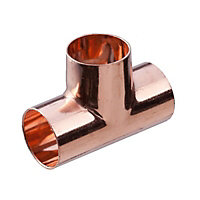 Copper End feed Tee (Dia) 10mm x 10mm x 10mm