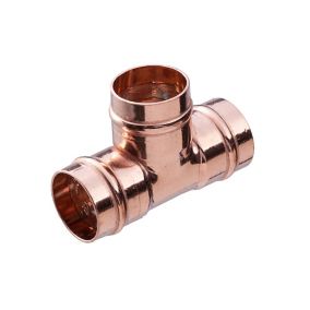 Copper Solder ring Equal Tee (Dia)15mm