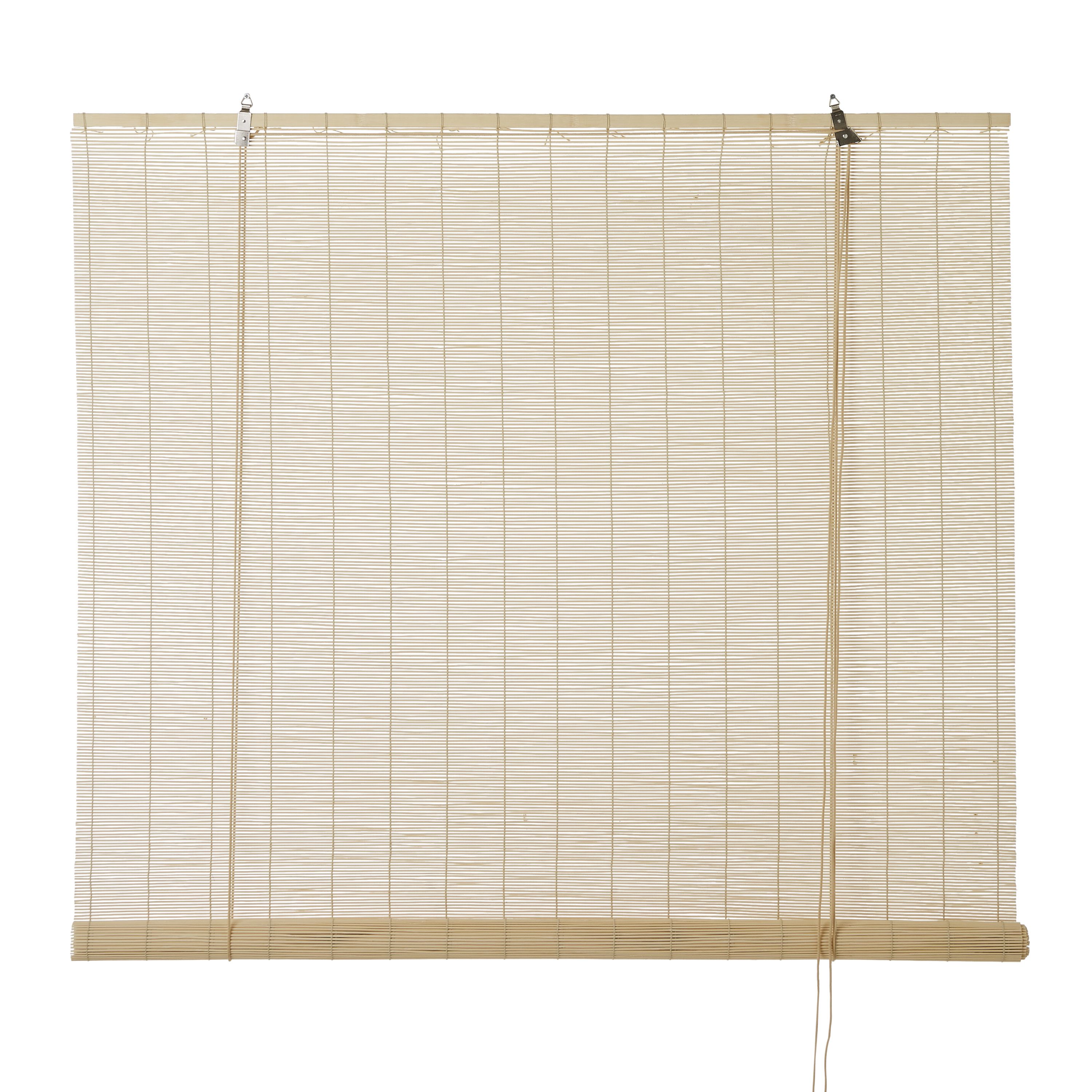 Corded Natural Plain Daylight Roller blind (W)120cm (L)180cm