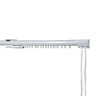 Corded White Extendable Curtain track, (L)4m