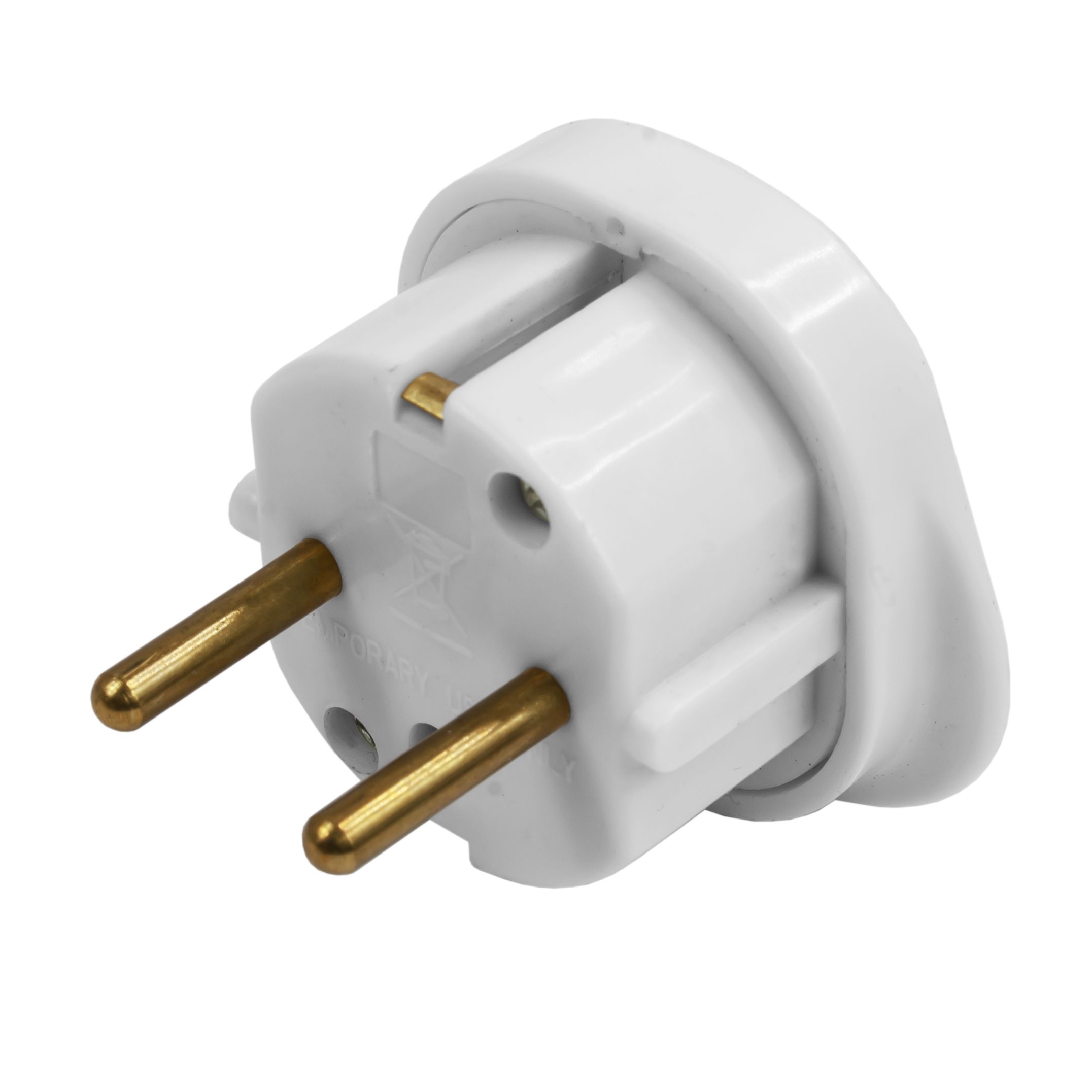 CORElectric 7.5A White UK to EU Travel adaptor