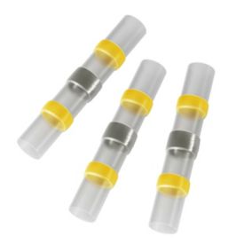 CORElectric Connector Yellow 24A Solder seal connector 4.00mm² - 6.00mm², Pack of 20