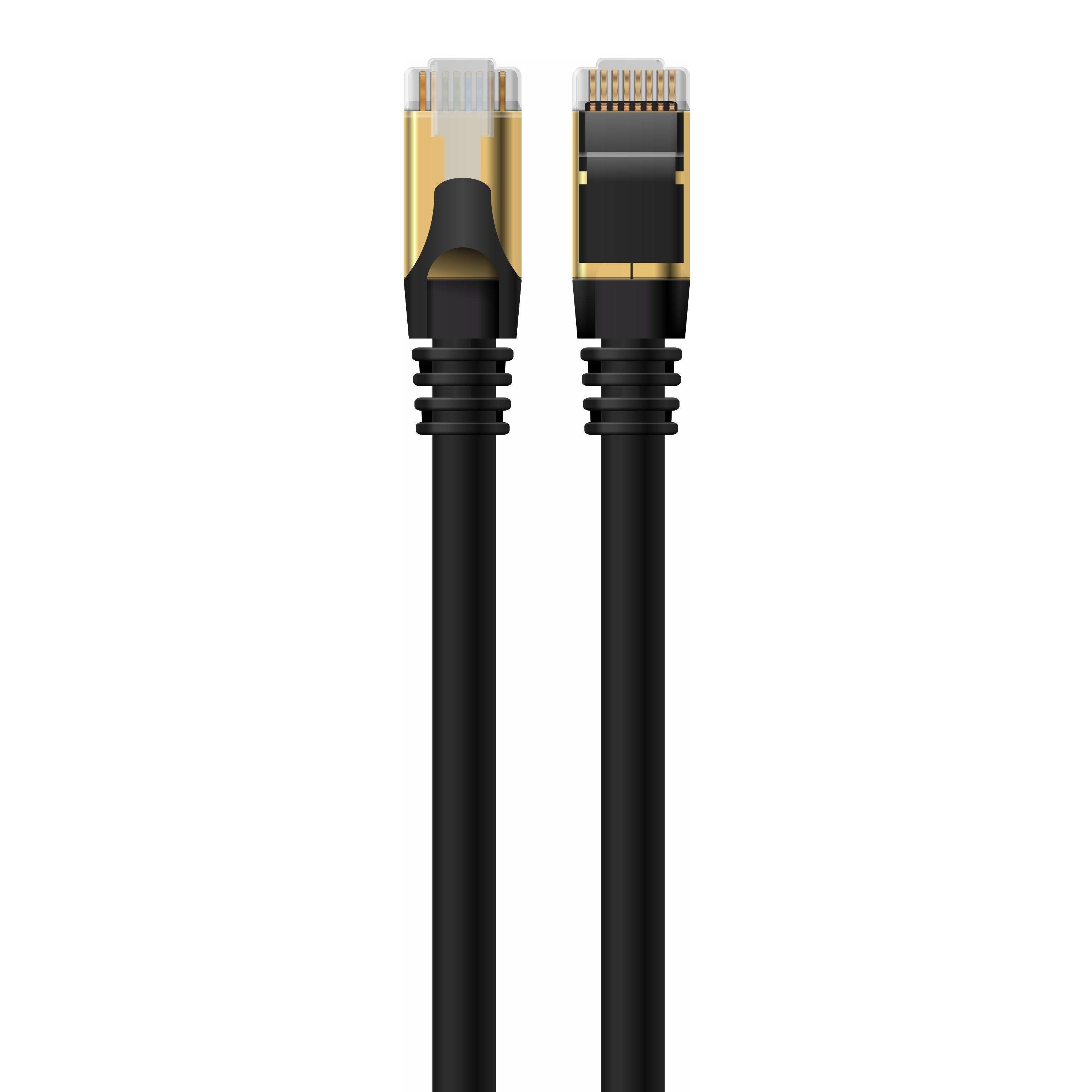 Corelectrics Cat 7 Black Ethernet cable, 3m