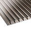 Corotherm Bronze effect Polycarbonate Multiwall roofing sheet (L)2.5m (W)980mm (T)16mm of 5