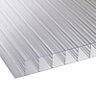 Corotherm Clear Polycarbonate Multiwall roofing sheet (L)4m (W)700mm (T)25mm of 5