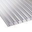 Corotherm Clear Polycarbonate Multiwall roofing sheet (L)4m (W)980mm (T)16mm of 5