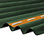 Corrapol Green Bitumen Corrugated Roofing sheet (L)2m (W)930mm (T)2mm
