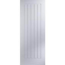 Cottage White Woodgrain effect Internal Door, (H)1981mm (W)838mm (T)35mm