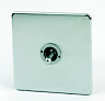Crabtree 10A 2 way Chrome effect Switch