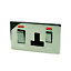 Crabtree 45A Cooker switch & socket