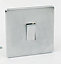 Crabtree Chrome 10A 2 way Low profile Light Switch