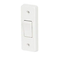 Crabtree White 10A 2 way Architrave Switch