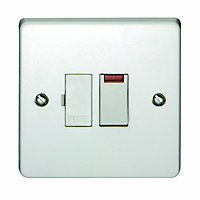 Crabtree White 13A Raised rounded profile Switched Connection unit
