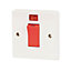 Crabtree White 20A Raised rounded Switch