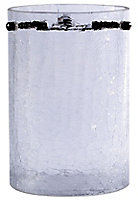 Crackle Clear Cylinder Light shade (D)110mm