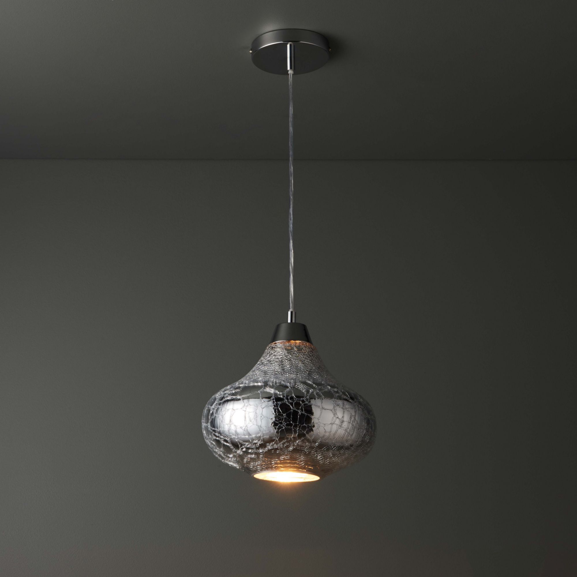 Crackle pendant deals light