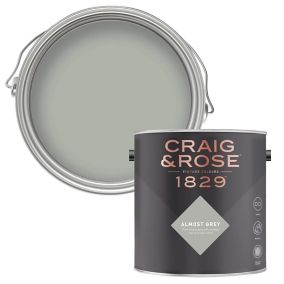 Craig & Rose 1829 Almost Grey Chalky Emulsion paint, 2.5L