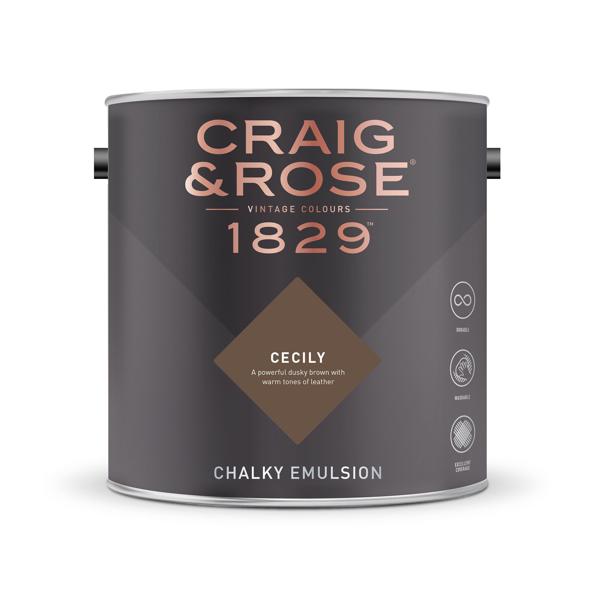 Craig & Rose 1829 Cecil Chalky Emulsion paint, 2.5L