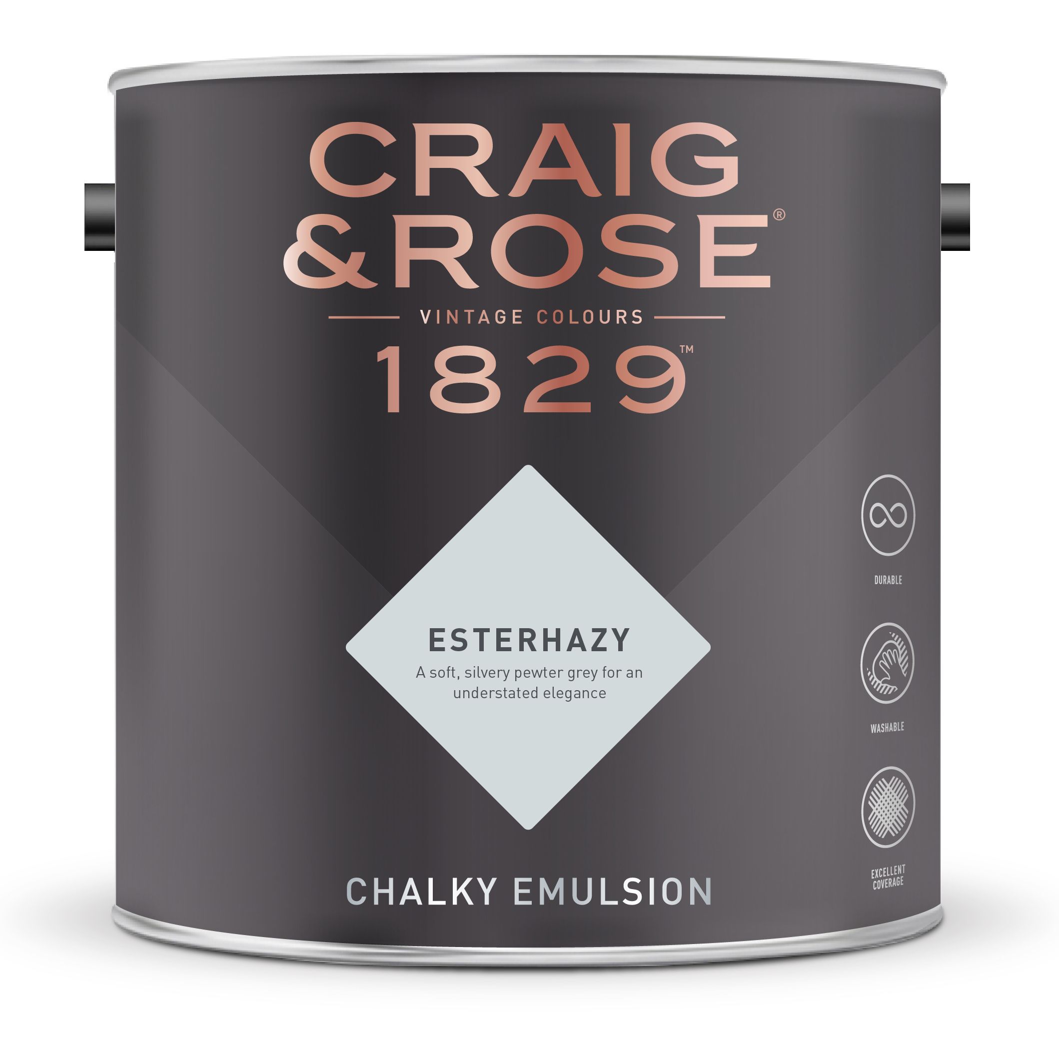 Craig & Rose 1829 Esterhazy Chalky Emulsion paint, 2.5L