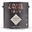 Craig & Rose 1829 Exposition Gris  Chalky Emulsion paint, 2.5L