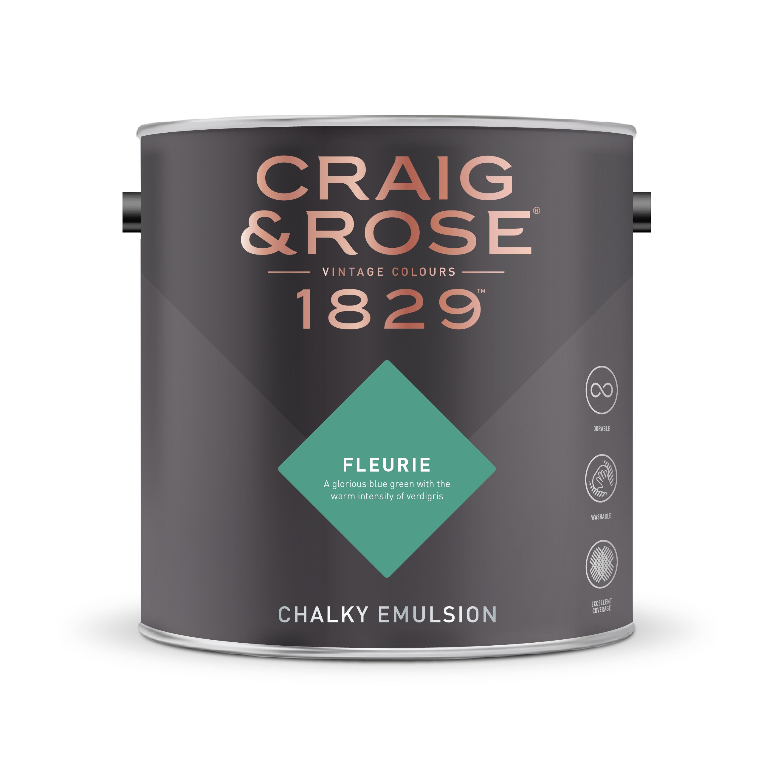 Craig & Rose 1829 Fleurie  Chalky Emulsion paint, 2.5L
