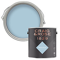 Craig & Rose 1829 Fresco Blue  Chalky Emulsion paint, 2.5L