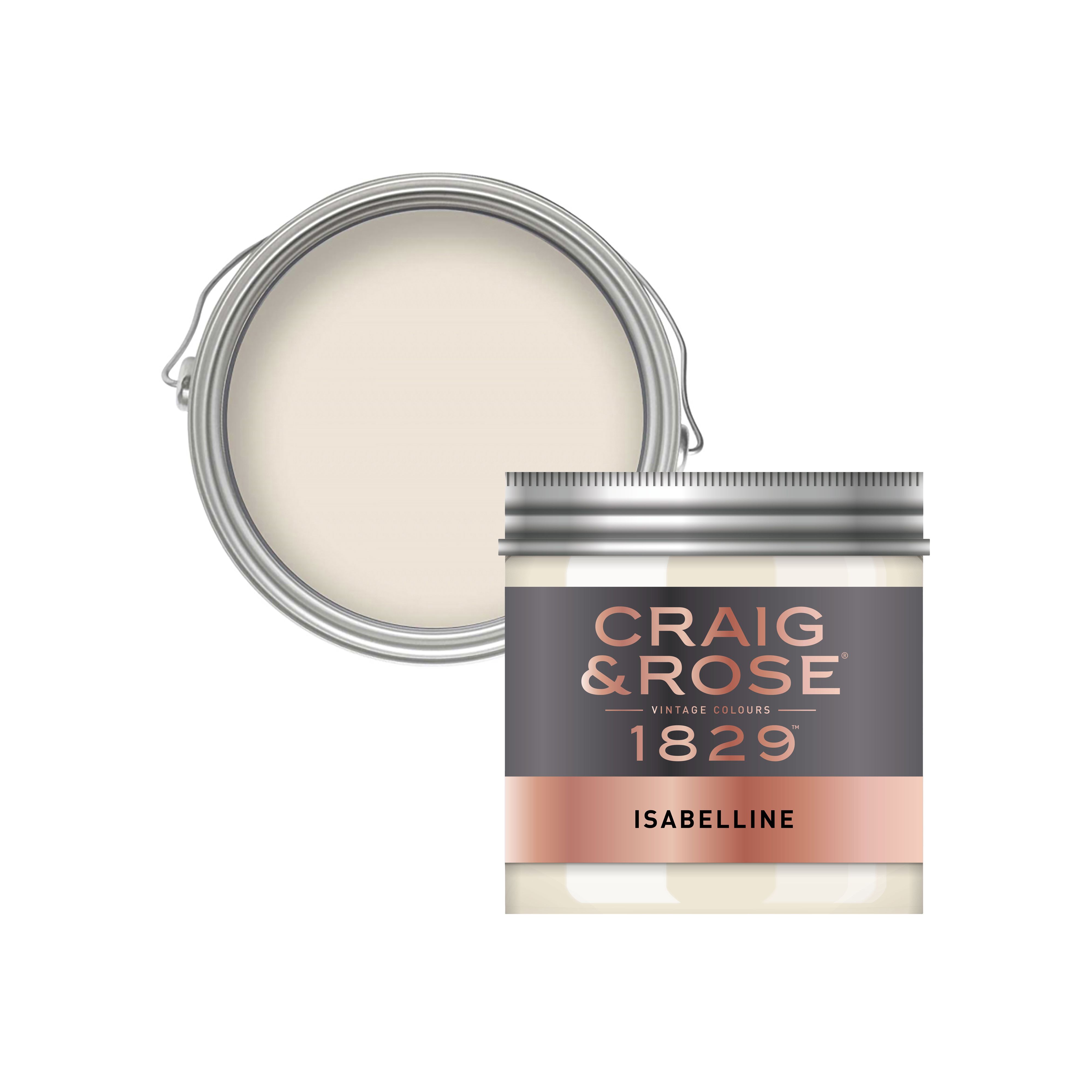 Craig & Rose 1829 Isabelline Chalky Emulsion paint, 50ml