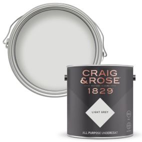 Craig & Rose 1829 Light Grey Matt Multi-surface Primer & undercoat, 2.5L