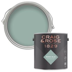 Craig & Rose 1829 Morris Blue  Chalky Emulsion paint, 2.5L