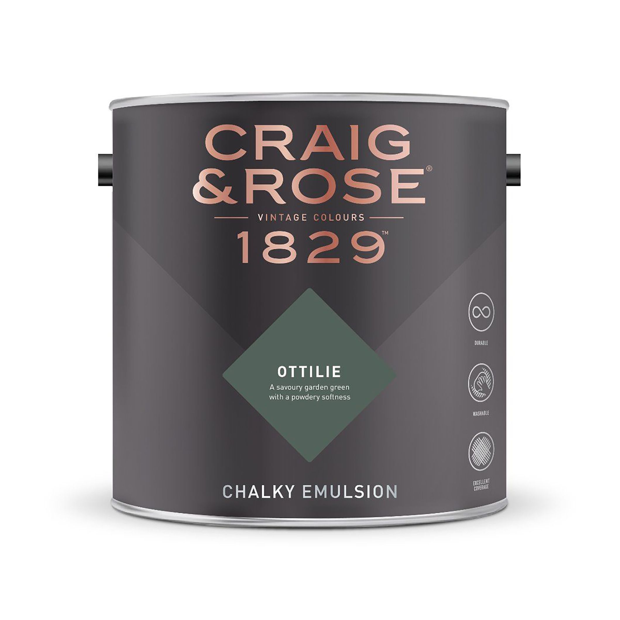 Craig & Rose 1829 Ottilie Chalky Emulsion paint, 2.5L