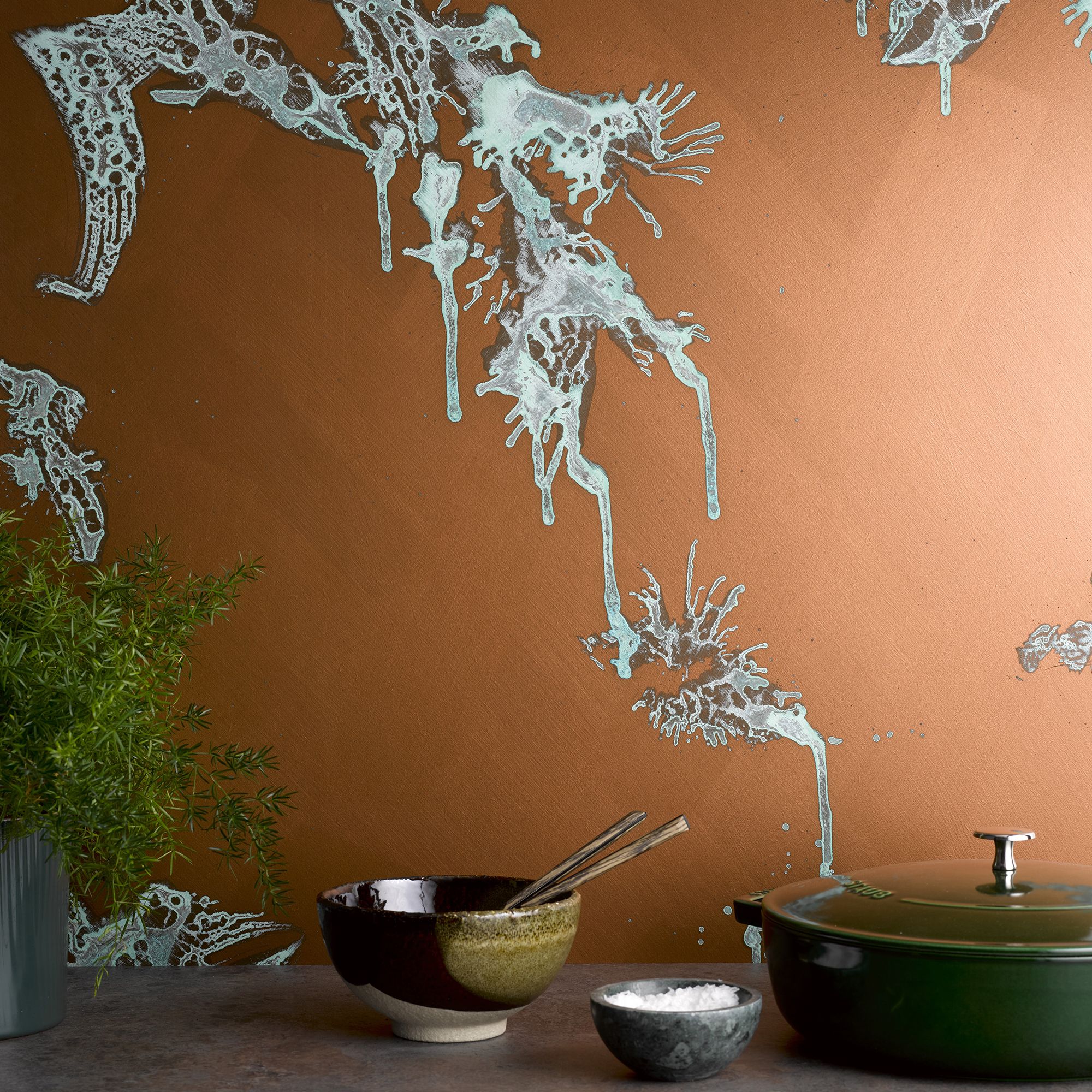 Craig & Rose Artisan Patina Aged copper effect Matt Topcoat Special effect paint, 250ml