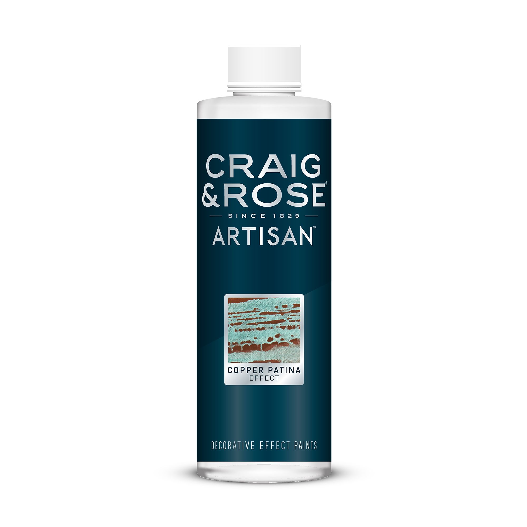 Craig & Rose Artisan Patina Aged copper effect Matt Topcoat Special effect paint, 250ml
