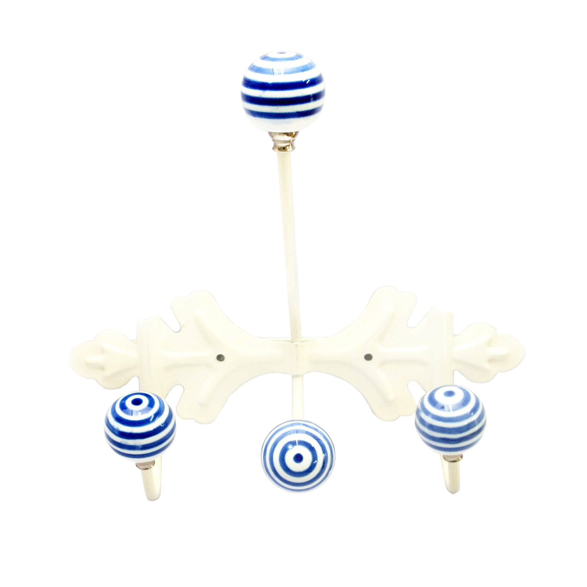 Cream ABS plastic Hook (Holds)12kg