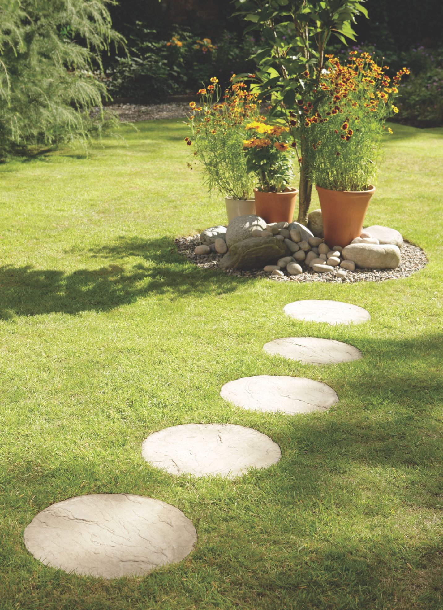Cream blend Stepping stone