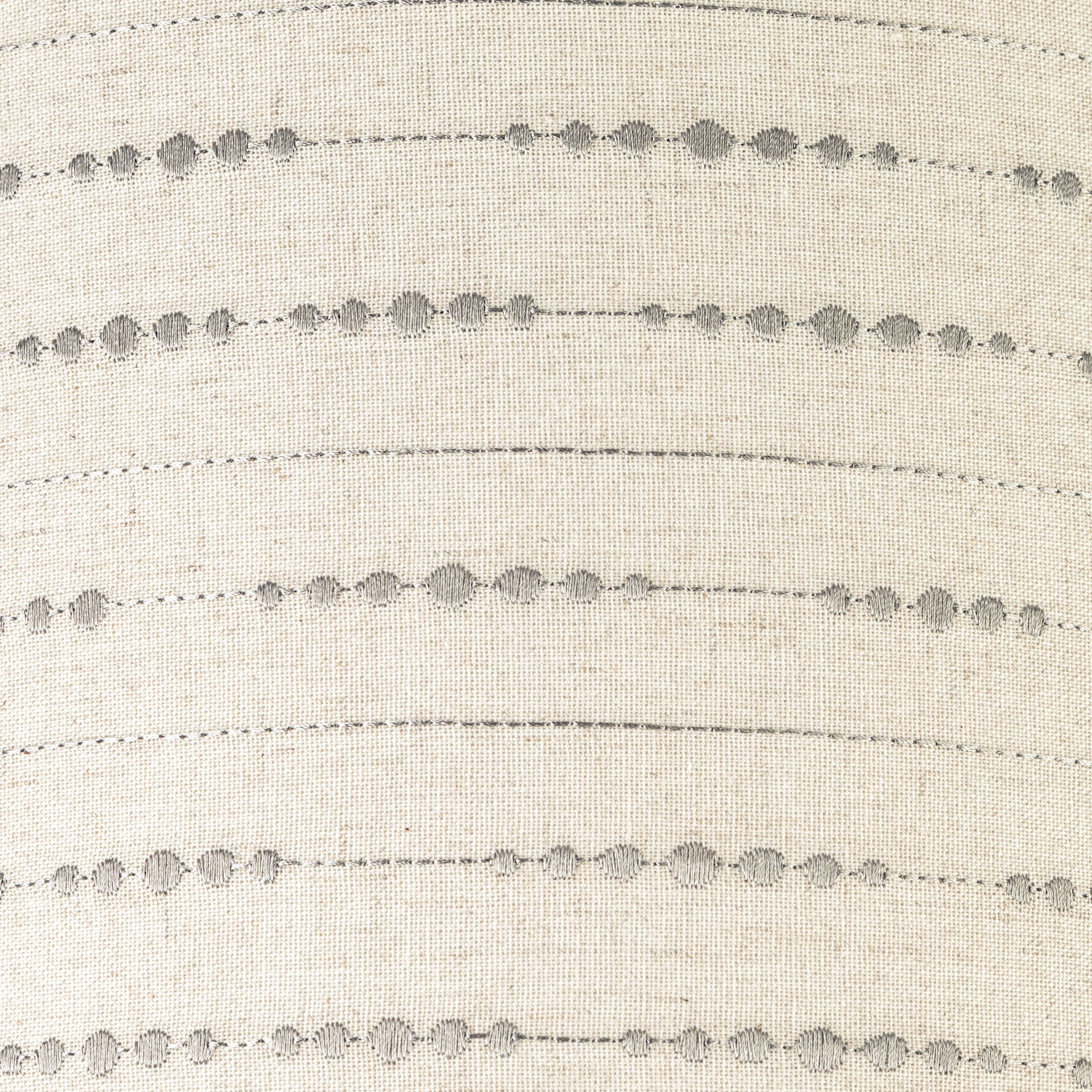 Cream Embroidered Drum Lamp shade (D)30cm