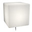 Crowell White Cube Solar-powered Integrated LED Outdoor Decorative light