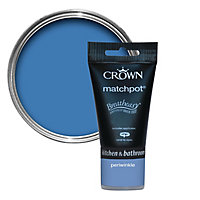 Crown Breatheasy Periwinkle Mid sheen Emulsion paint, 40ml Tester pot