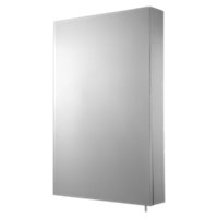 Croydex Avisio Corner Single Bathroom Wall cabinet With Mirrored door (H)720mm (W)450mm
