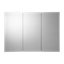 Croydex Brantley Triple Bathroom Wall cabinet With 3 mirror doors (H)660mm (W)914mm