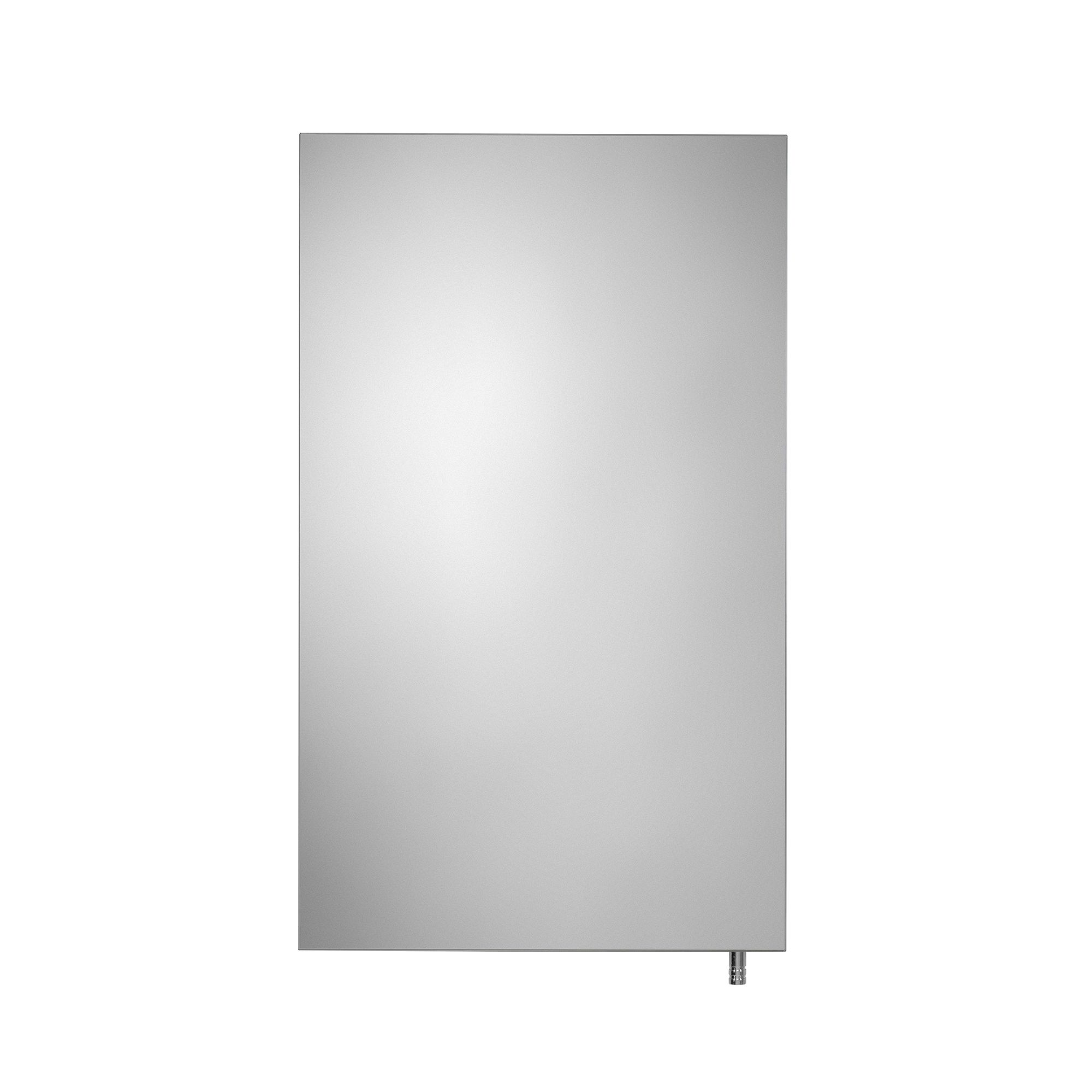 Croydex Cullen Gloss White Wall-mounted Single Bathroom Cabinet (H)50cm (W)30cm