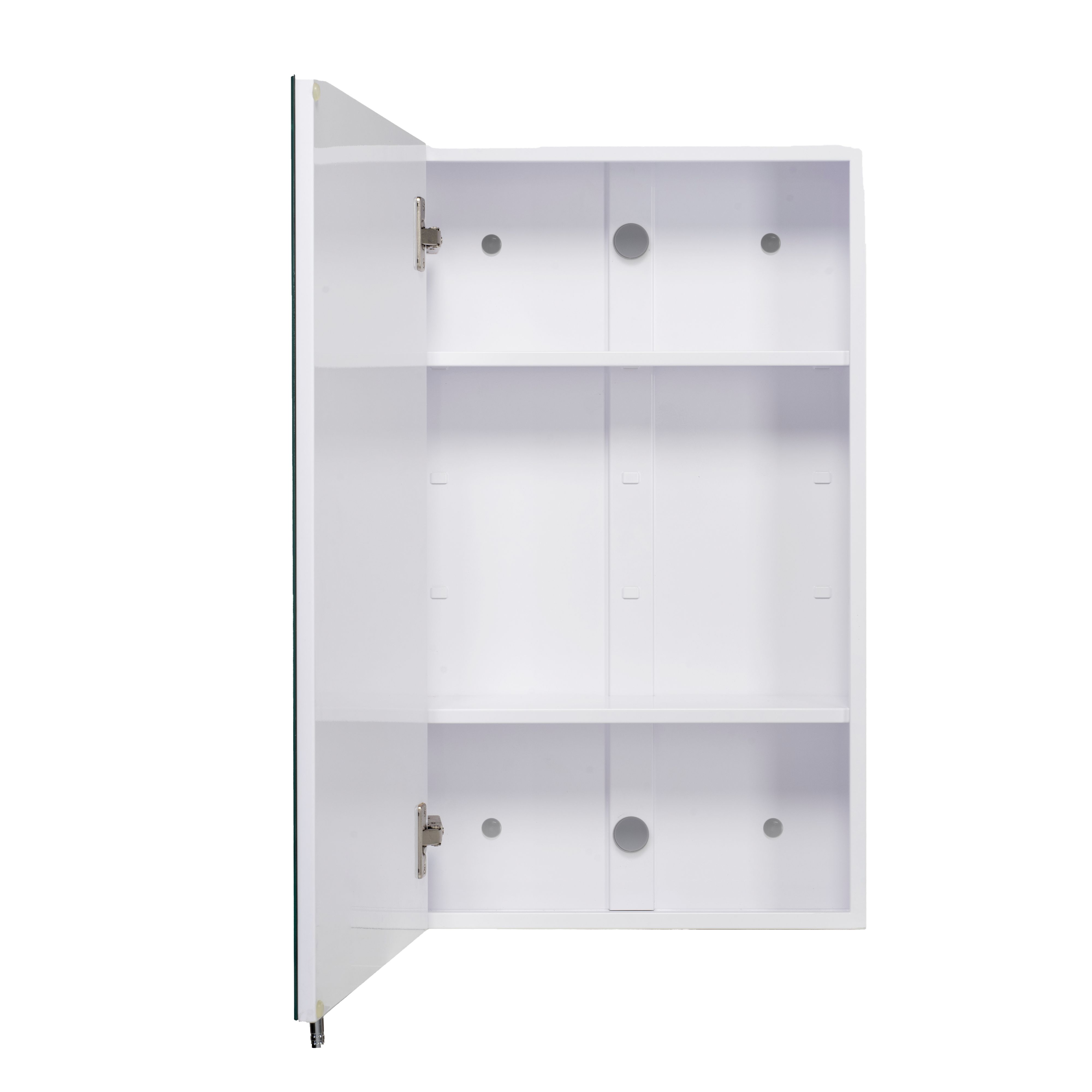 Croydex Finchley Single Bathroom Wall cabinet With Mirrored door (H)690mm (W)400mm