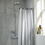Croydex Fineline Chrome effect Shower curtain rod (L)2.52m