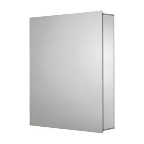 Croydex Hartford Single Bathroom Wall cabinet With Mirrored door (H)662mm (W)510mm