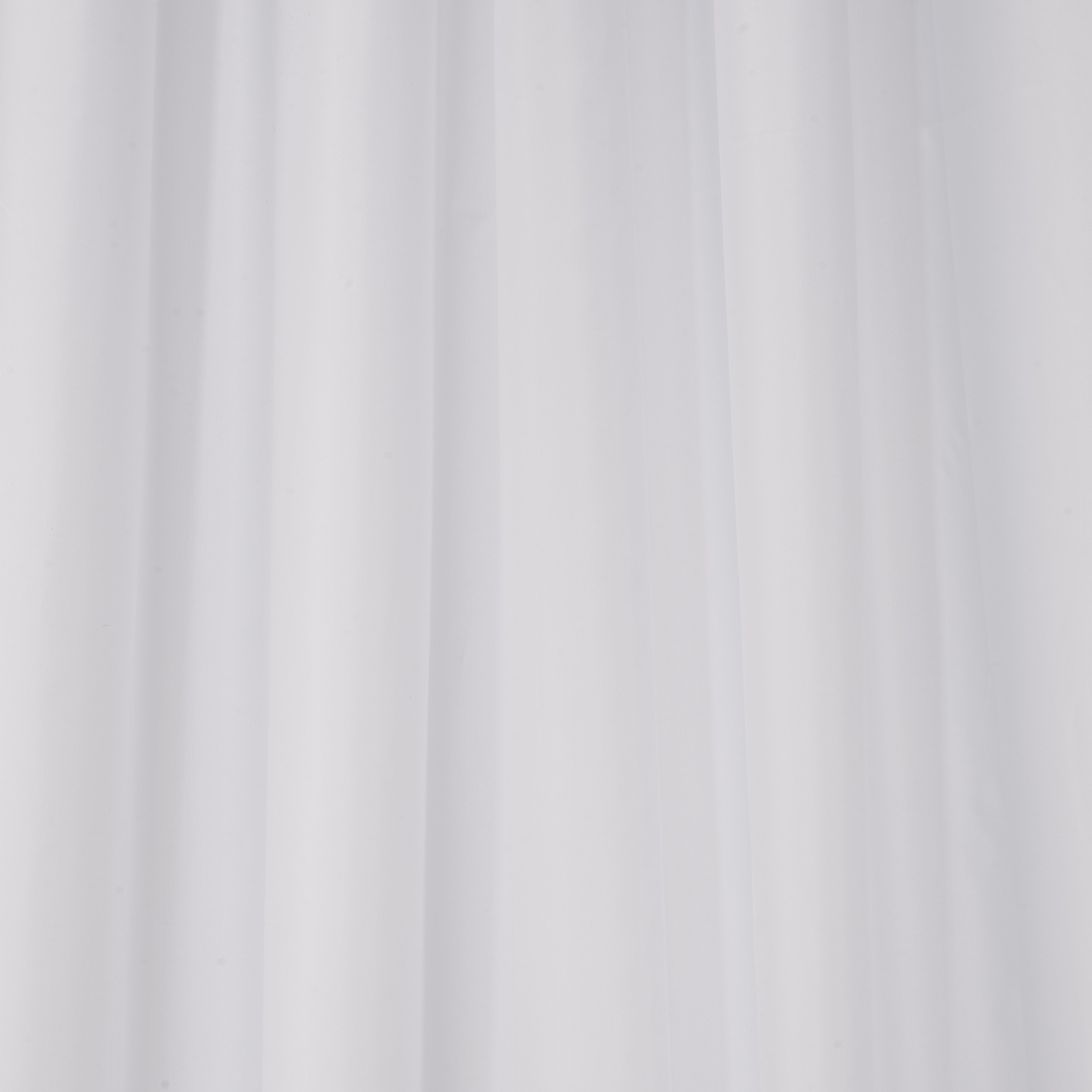 Croydex Hook 'n' Hang White Shower curtain (W)180cm