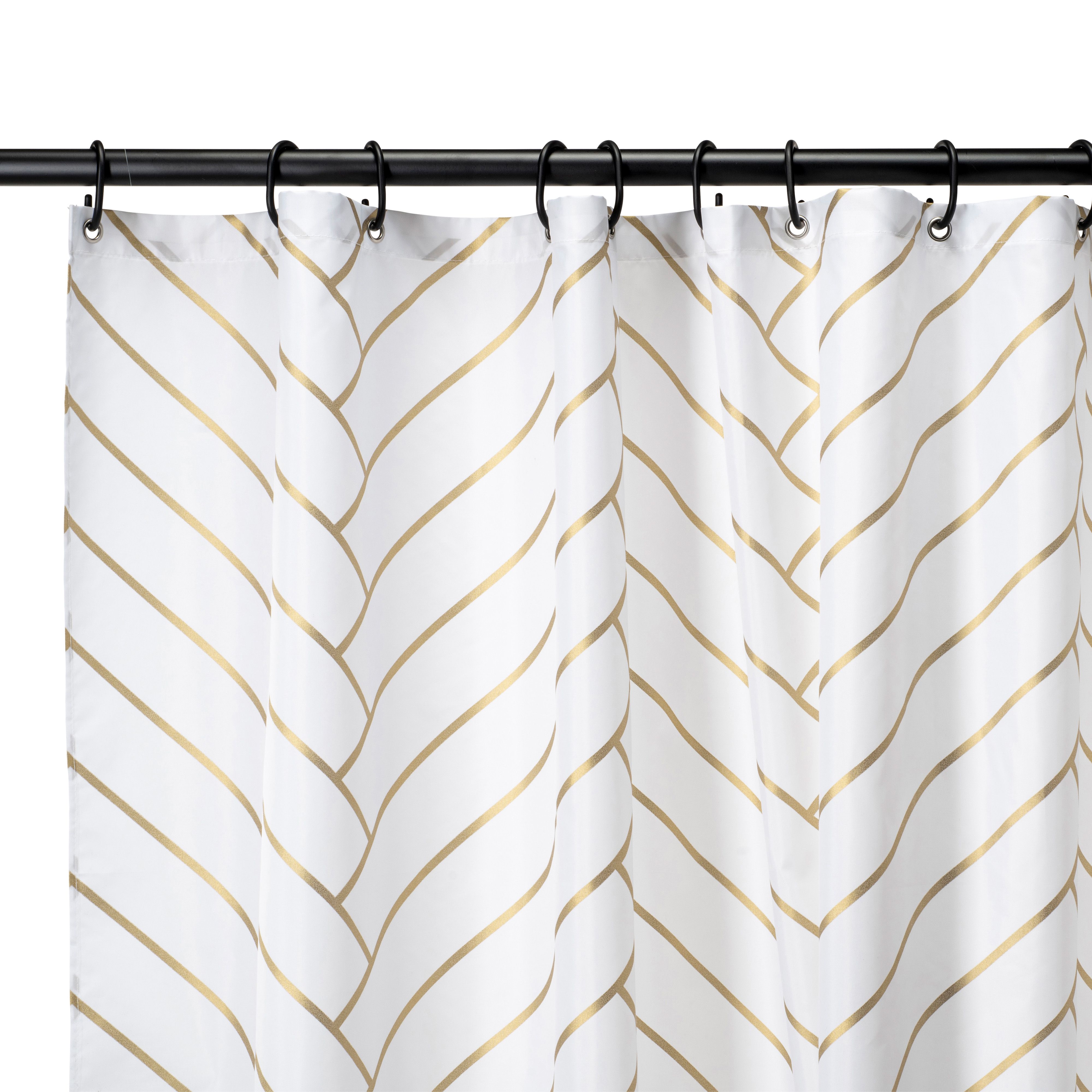 Art deco store shower curtain