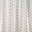 Croydex Hygeine 'n' Clean White Art deco Shower curtain (W)180cm