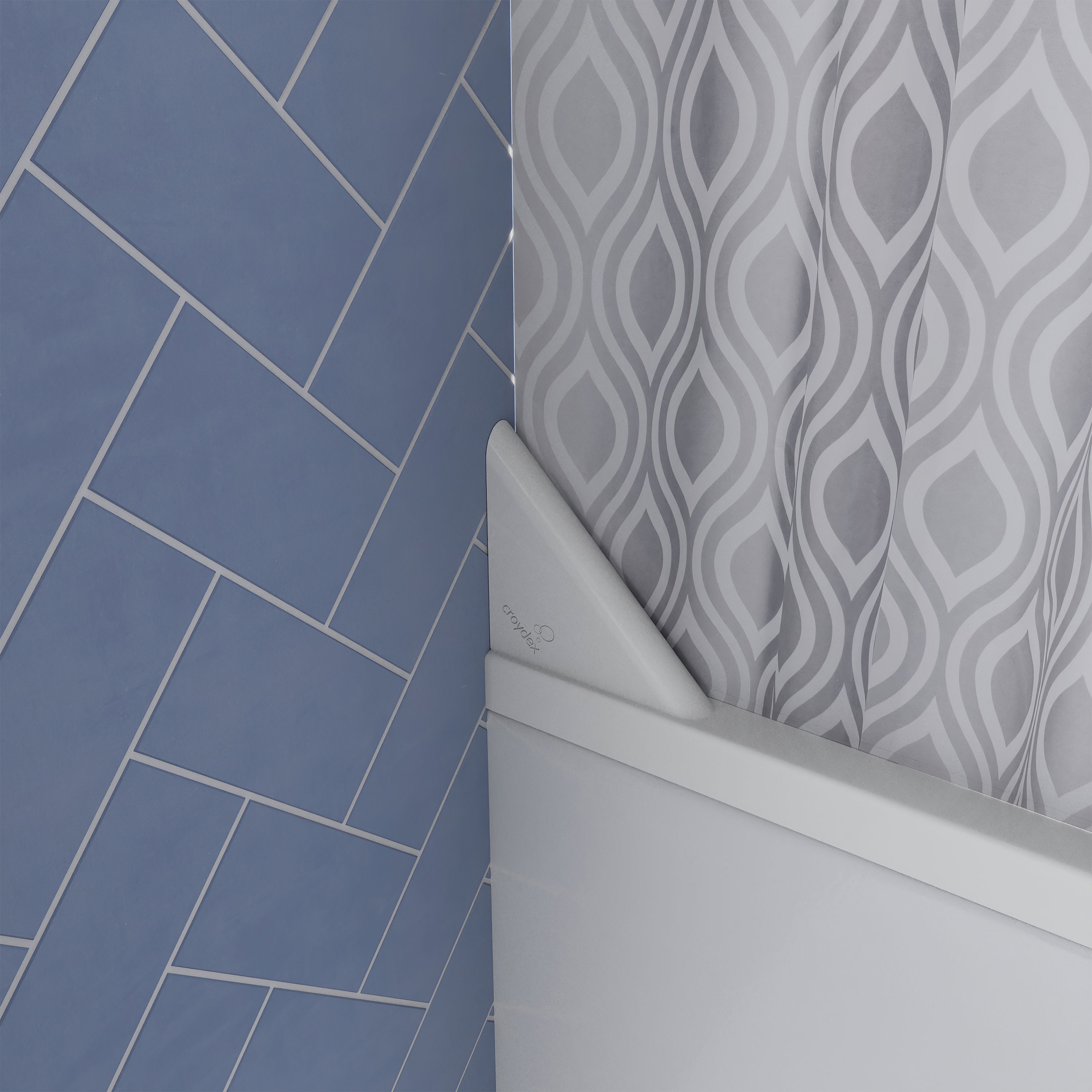 Croydex Magnetic Shower curtain clip