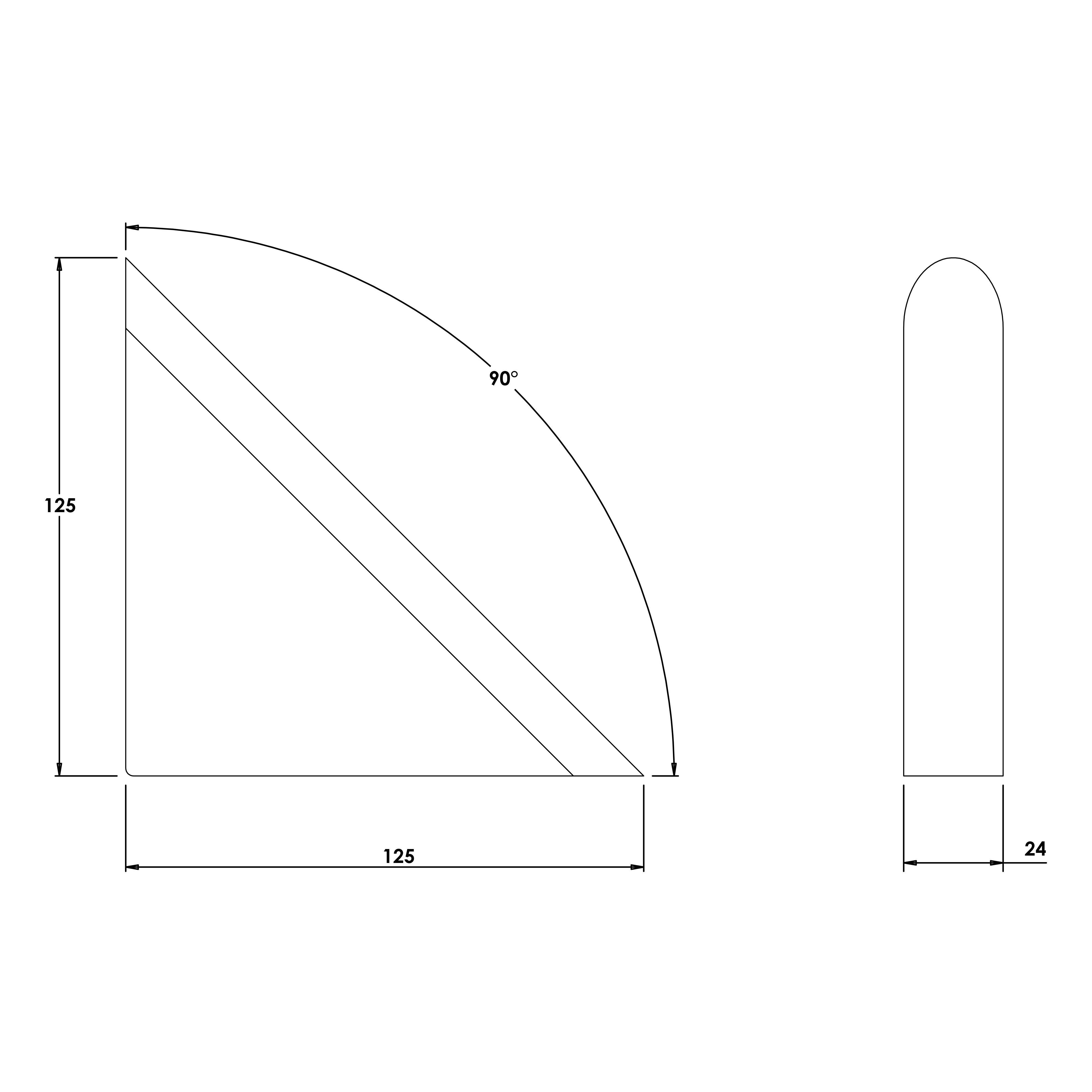 Croydex Magnetic Shower curtain clip