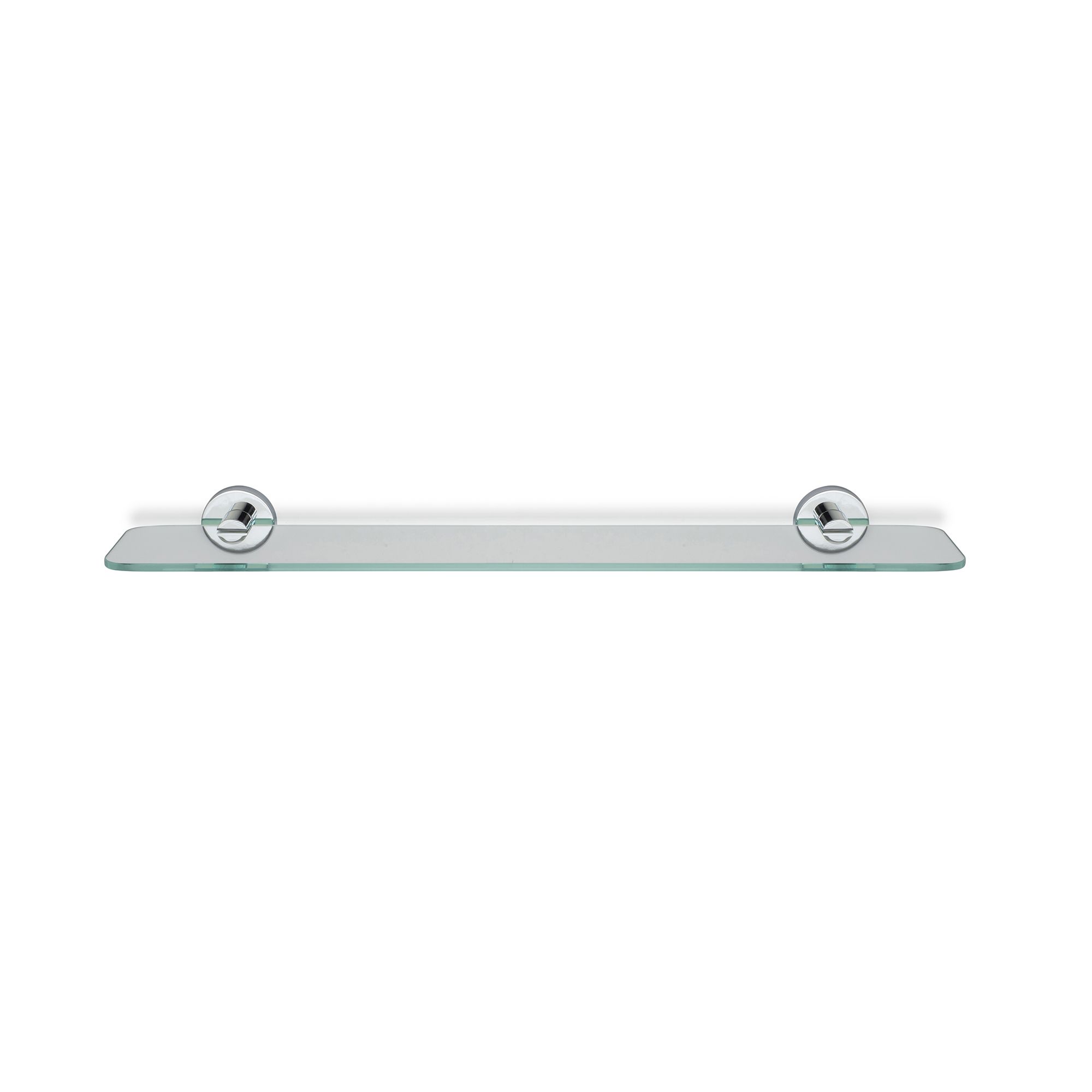 Croydex Metra Polished Chrome effect Wall-mounted Bathroom Shelf (D)13.4cm (H)5.4cm (L)59cm