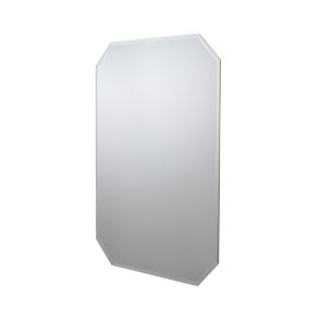 Croydex Octagonal Wall-mounted Bathroom Mirror (H)70cm (W)50cm